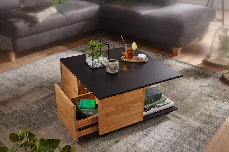 Hyland Sofabord 70 cm - Svart - Møbler - Bord - Sofabord