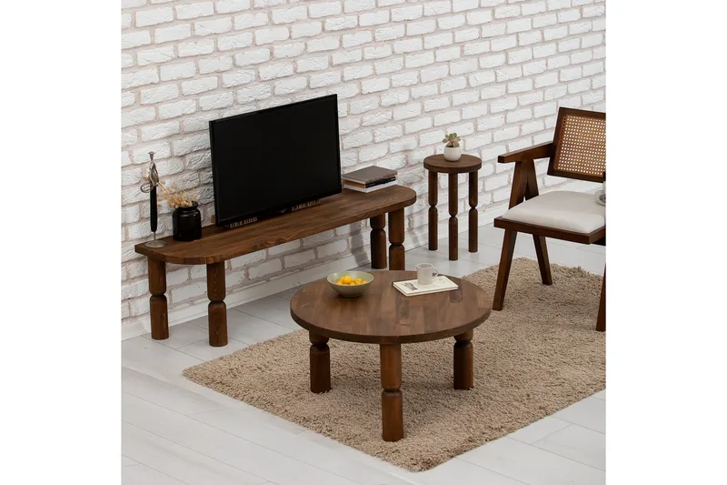 Ida Sofabord 60 cm - Valnøtt - Møbler - Bord - Sofabord