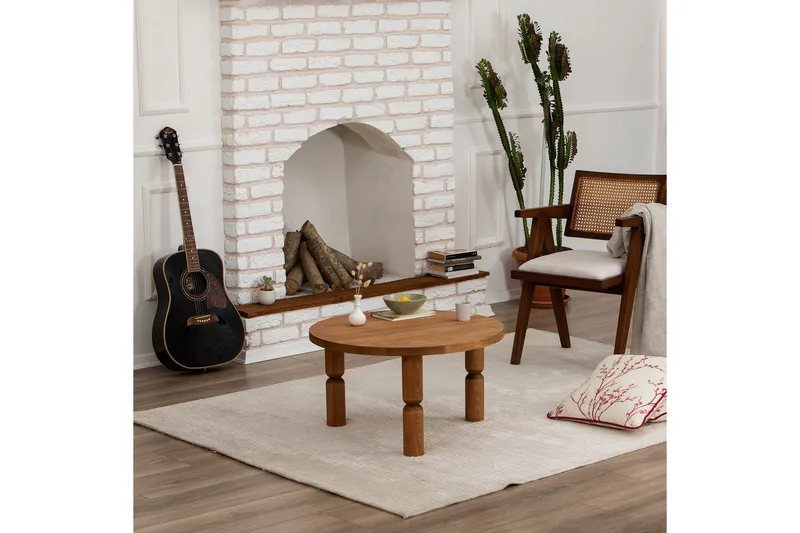 Ida Sofabord 70 cm, Brun