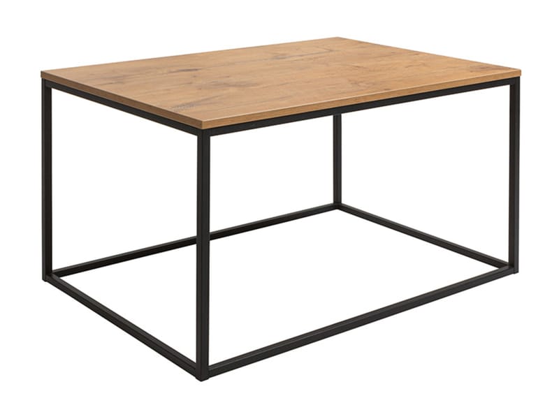 Illaso Sofabord 100 cm - Eikefarge/Svart - Møbler - Bord - Sofabord