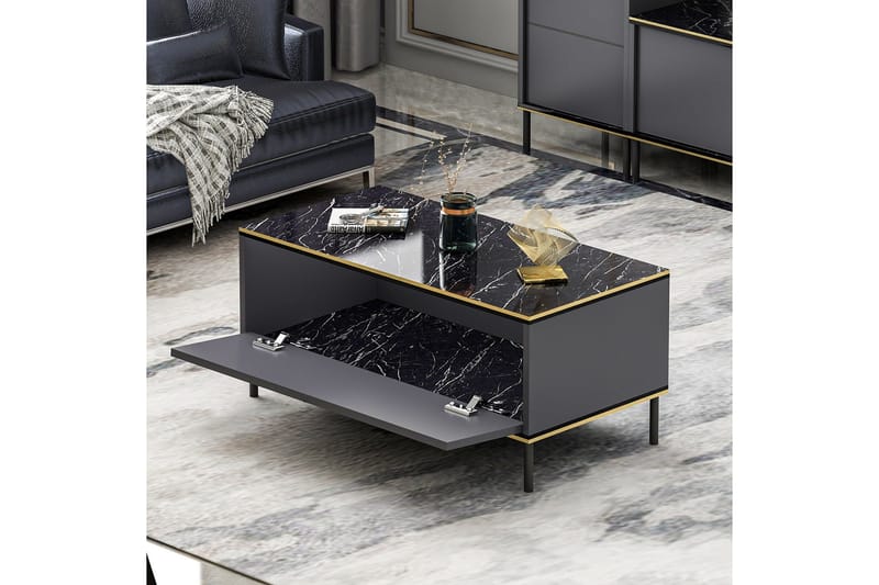 Imaj Sofabord 90 cm - Antrasitt - Møbler - Bord - Sofabord