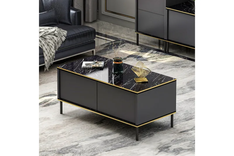 Imaj Sofabord 90 cm - Antrasitt - Møbler - Bord - Sofabord