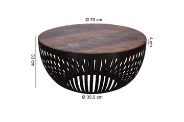 Ireene Sofabord 70 cm - Flerfarget - Møbler - Bord - Sofabord