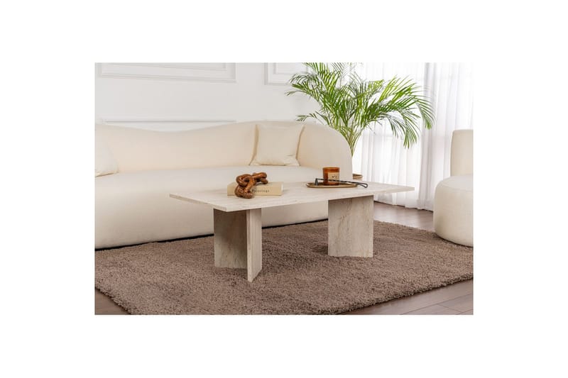 Sofabord Isami Travertin - Travertin - Møbler - Bord - Sofabord