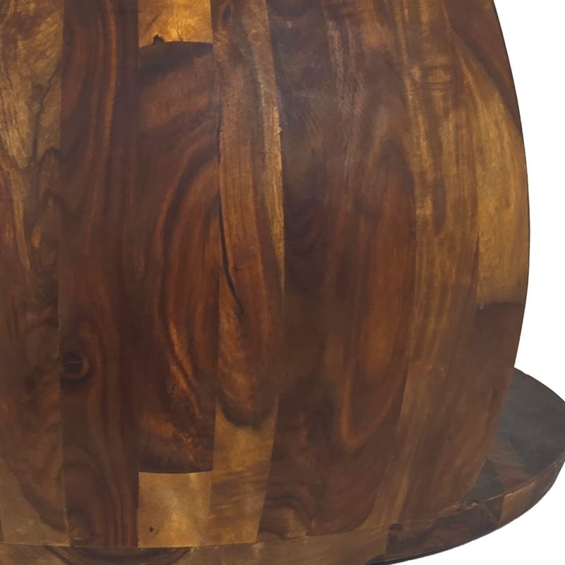 Ivoilo Sofabord 60 cm Landlig stil - Varm mørkebrun - Møbler - Bord - Sofabord - Sofabord med oppbevaring