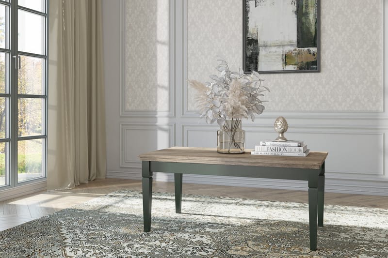 Ivreri Sofabord 110 cm - Khaki/Natur - Møbler - Bord - Sofabord