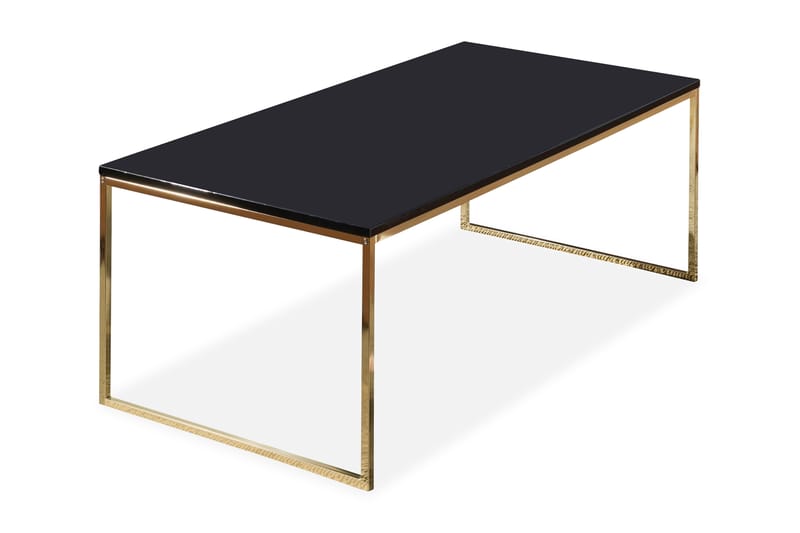 Jaise Sofabord 120 cm - Svart/Gull - Møbler - Bord - Sofabord