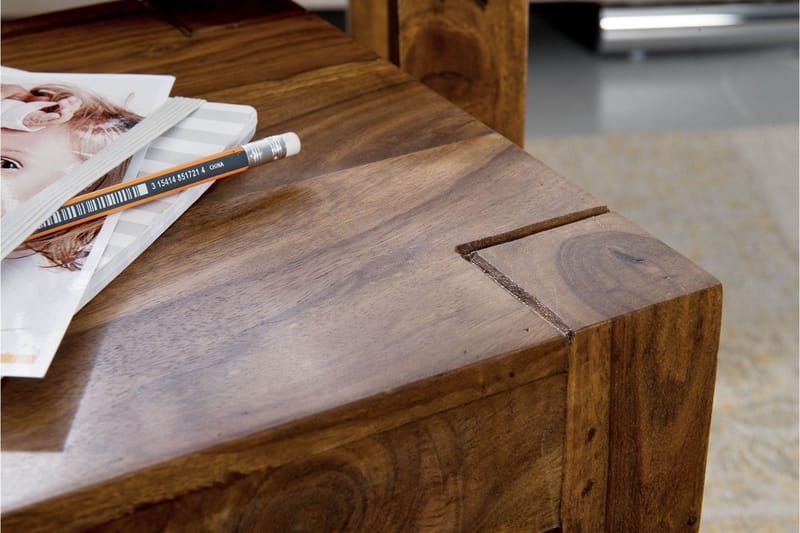 Jaisen Settbord 45 cm 3 Bord - Massivt Tre - Møbler - Bord - Sofabord