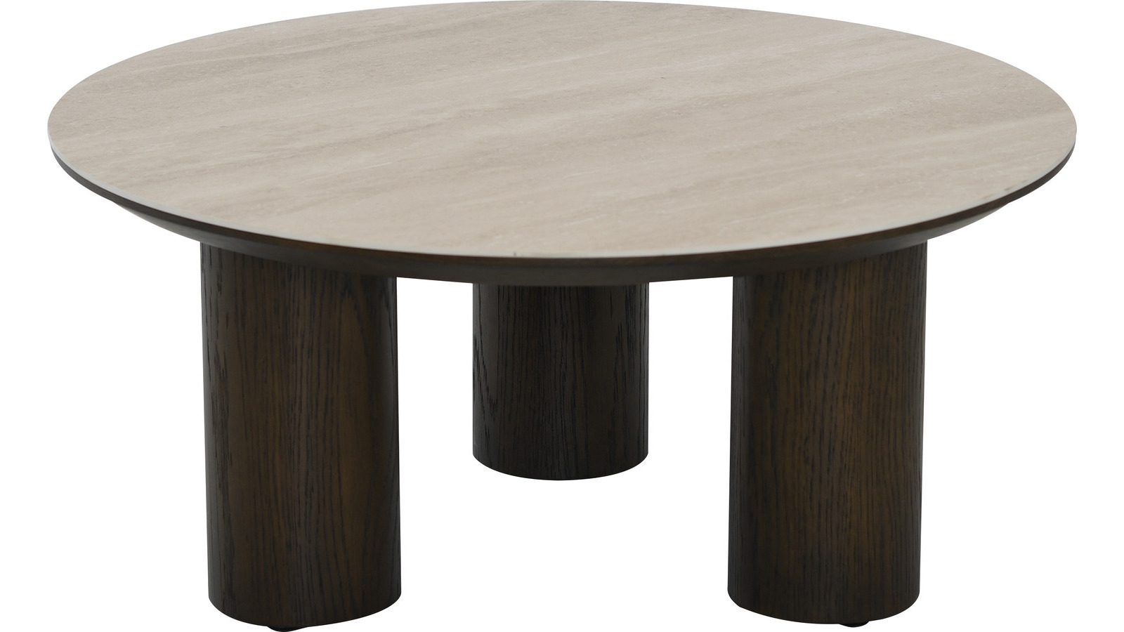 Sofabord Järvik 90 cm - brunlakkerte ben