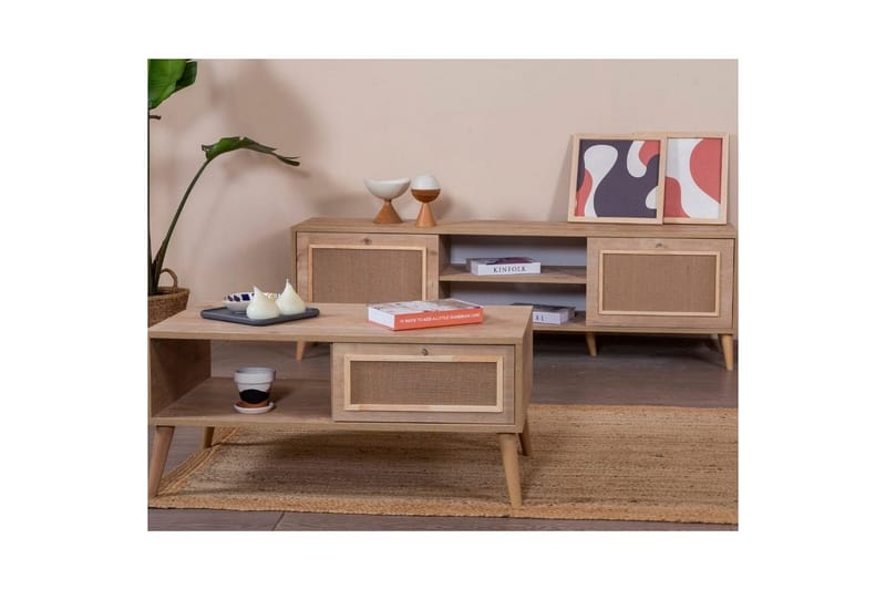 Sofabord Jatinder Eik - Eik - Møbler - Bord - Sofabord