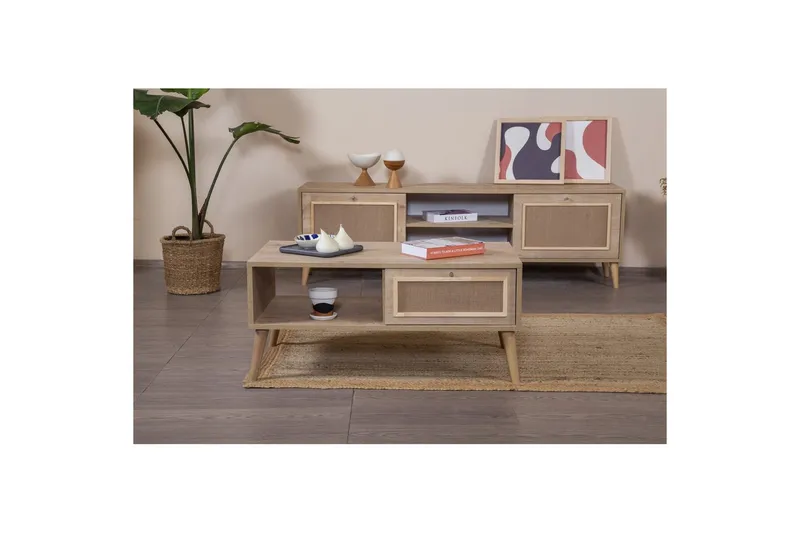Sofabord Jatinder Eik - Eik - Møbler - Bord - Sofabord