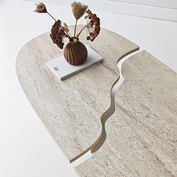 Jorvis sofabord 120 cm ovalt - Travertin - Møbler - Bord - Sofabord