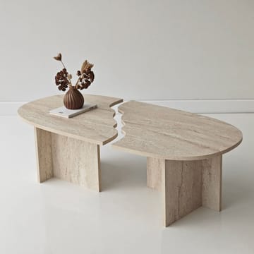 Jorvis sofabord 120 cm ovalt - Travertin - Møbler - Bord - Sofabord