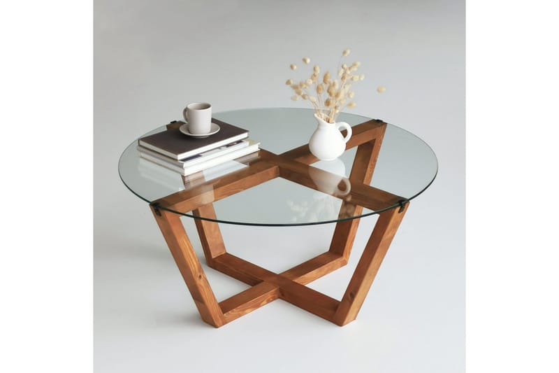 Kafrein Sofabord 75x35x75 cm - Brun - Møbler - Bord - Sofabord