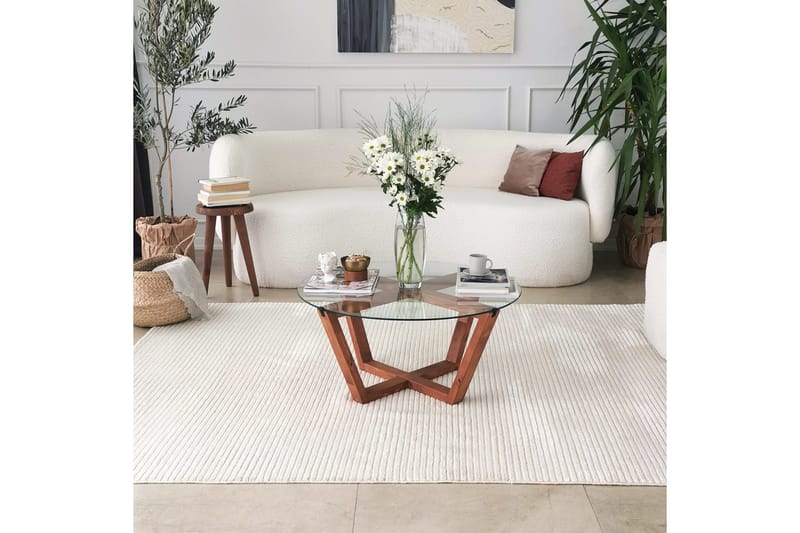 Kafrein Sofabord 75x35x75 cm - Brun - Møbler - Bord - Sofabord