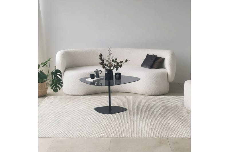 Karamea Sofabord 85 cm - Grå/Svart - Møbler - Bord - Sofabord