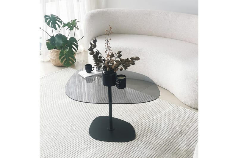 Karamea Sofabord 85 cm - Grå/Svart - Møbler - Bord - Sofabord