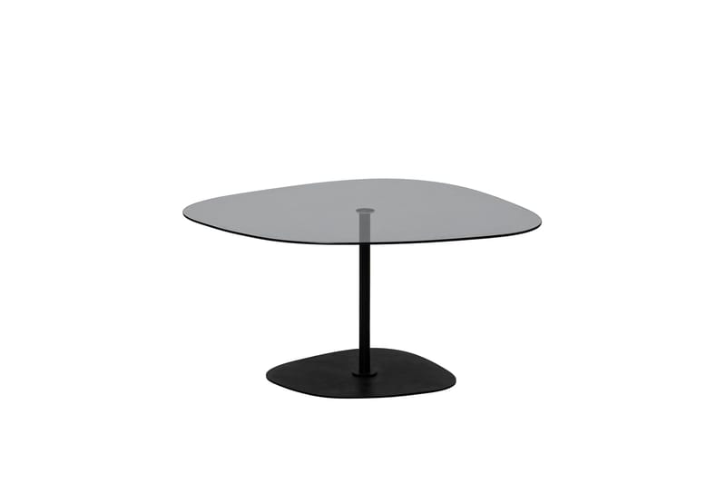 Karamea Sofabord 85 cm, Grå/Svart