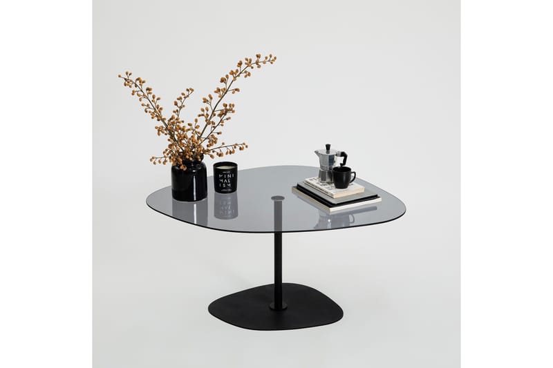 Karamea Sofabord 85 cm - Grå/Svart - Møbler - Bord - Sofabord