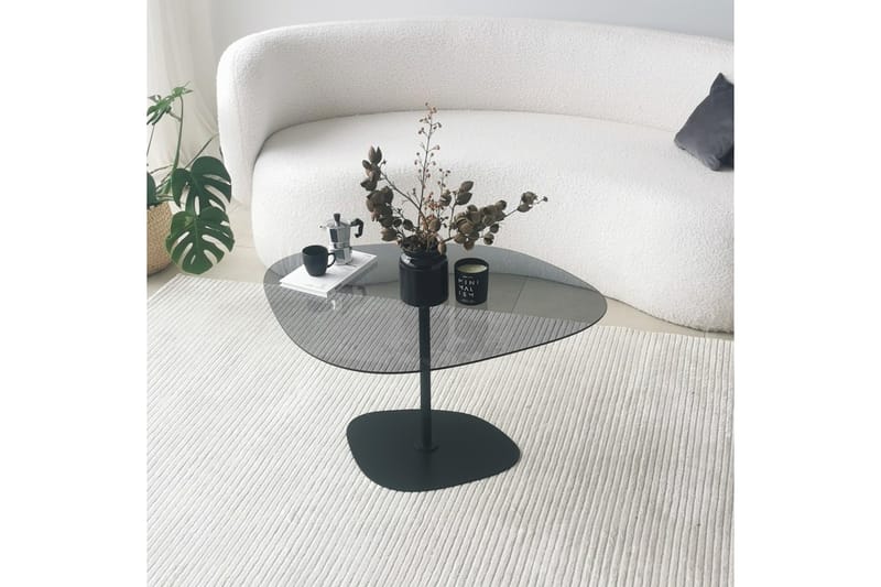 Karamea Sofabord 85 cm - Grå/Svart - Møbler - Bord - Sofabord