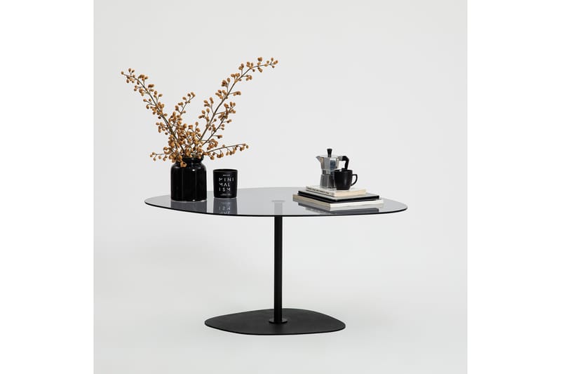 Karamea Sofabord 85 cm - Grå/Svart - Møbler - Bord - Sofabord