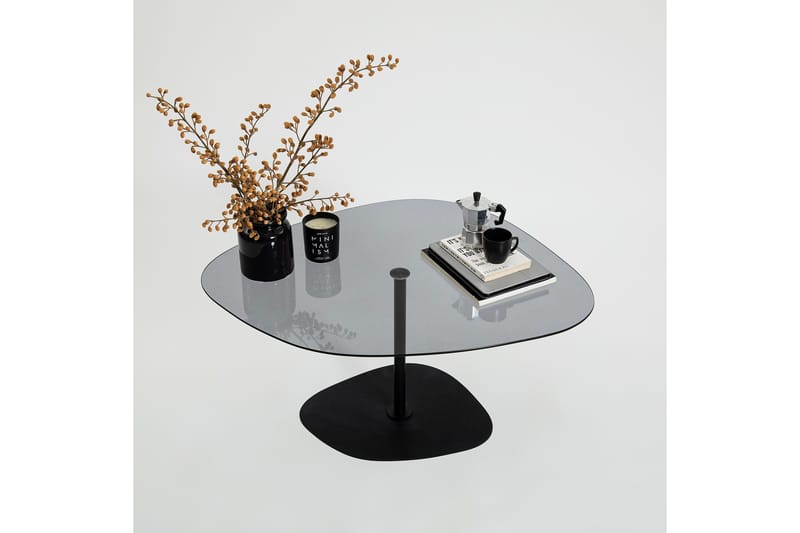 Karamea Sofabord 85 cm - Grå/Svart - Møbler - Bord - Sofabord