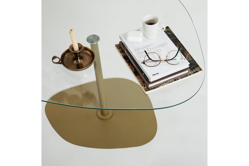 Karamea Sofabord 85 cm - Gull - Møbler - Bord - Sofabord