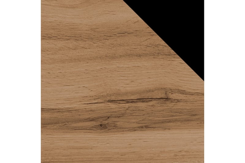 Kardos Sofabord 60 cm med Oppbevaringshyller - Natur/Svart - Møbler - Bord - Sofabord