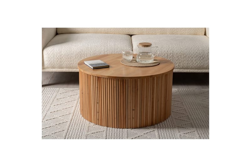 Sofabord Karela Bøk - Rødfarget tre - Møbler - Bord - Sofabord