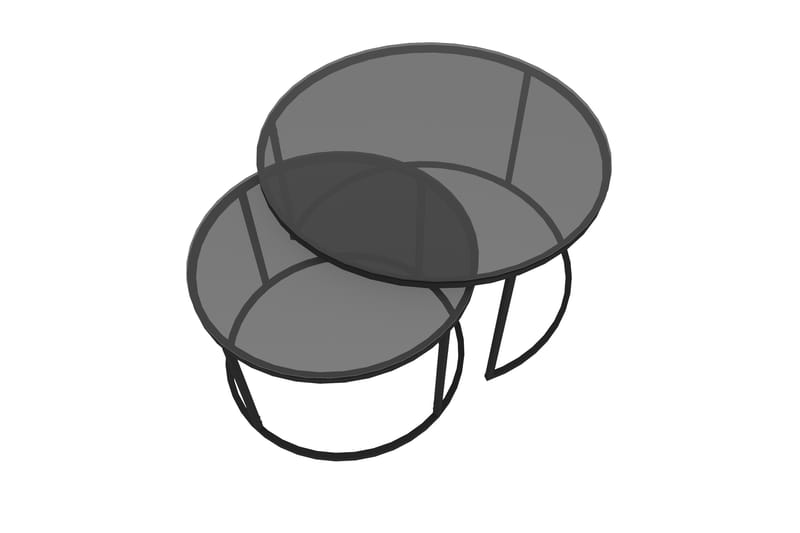 Kashiwa Sofabord 60 cm - Svart - Møbler - Bord - Sofabord