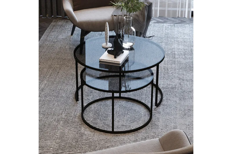 Kashiwa Sofabord 60 cm, Svart