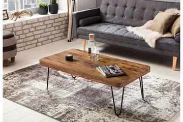 Katsura Sofabord 115 cm - Massivt tre/svart - Møbler - Bord - Sofabord