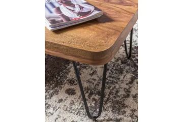 Katsura Sofabord 115 cm - Massivt tre/svart - Møbler - Bord - Sofabord