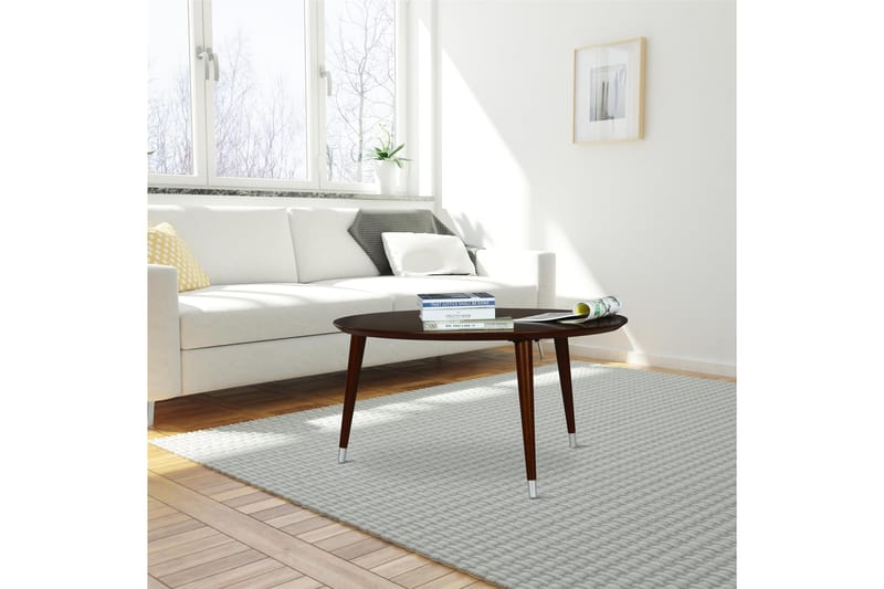 Kennington Sofabord 90 cm Rundt Brun - Novogratz - Møbler - Bord - Sofabord