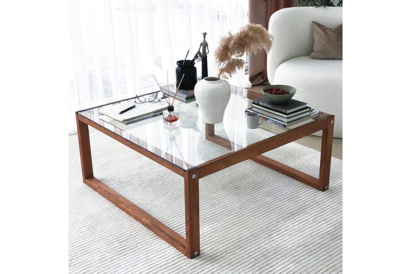 Kesgrold Sofabord 90x40x90 cm - Brun - Møbler - Bord - Sofabord