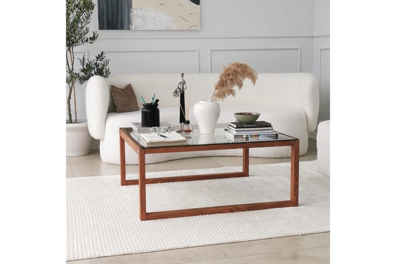 Kesgrold Sofabord 90x40x90 cm - Brun - Møbler - Bord - Sofabord