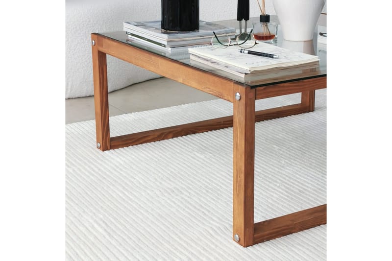 Kesgrold Sofabord 90x40x90 cm - Brun - Møbler - Bord - Sofabord