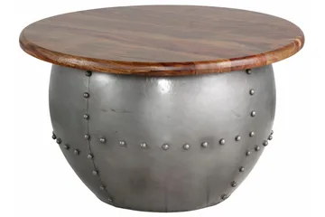 Khalsa Sofabord 75 cm Rundt - MangoTre/Brun - Møbler - Bord - Sofabord