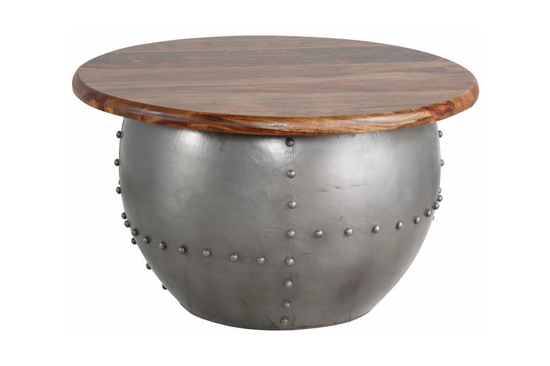 Khalsa Sofabord 75 cm Rundt - MangoTre/Brun - Møbler - Bord - Sofabord