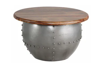 Khalsa Sofabord 75 cm Rundt - MangoTre/Brun - Møbler - Bord - Sofabord