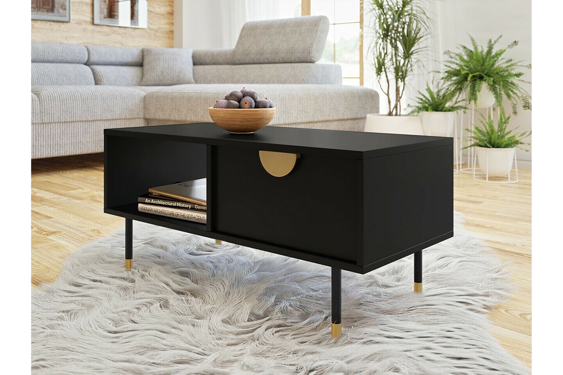 Kintore Sofabord 45 cm - Svart - Møbler - Bord - Sofabord