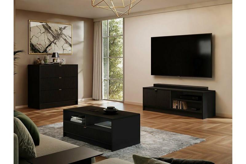 Kintore Sofabord 50 cm - Svart - Møbler - Bord - Sofabord