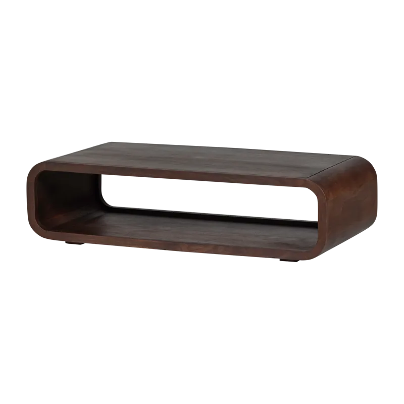 Sofabord Kinu 120 cm, Mørk brun