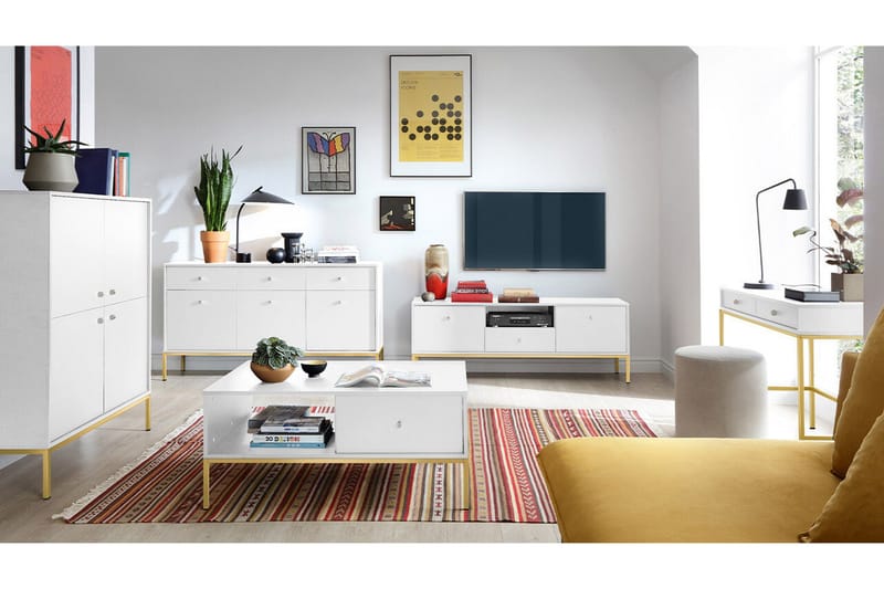 Klinkerville Sofabord 68,1 cm - Hvid - Møbler - Bord - Sofabord