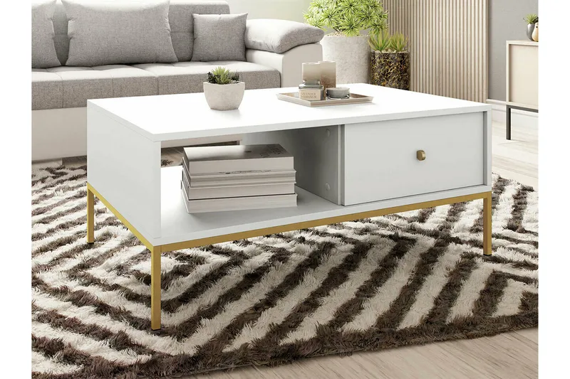 Klinkerville Sofabord 68,1 cm - Hvid - Møbler - Bord - Sofabord