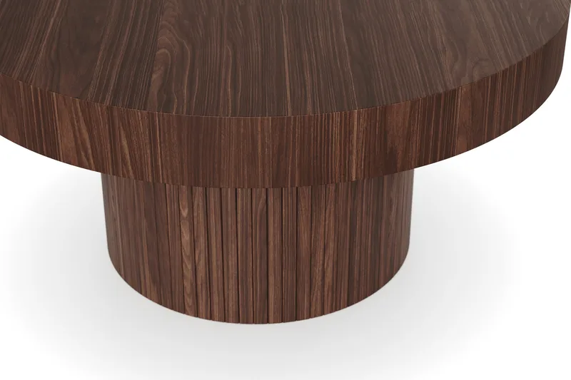 Kopparbo Rundt Sofabord 90 cm - Valnøtt - Møbler - Bord - Sofabord