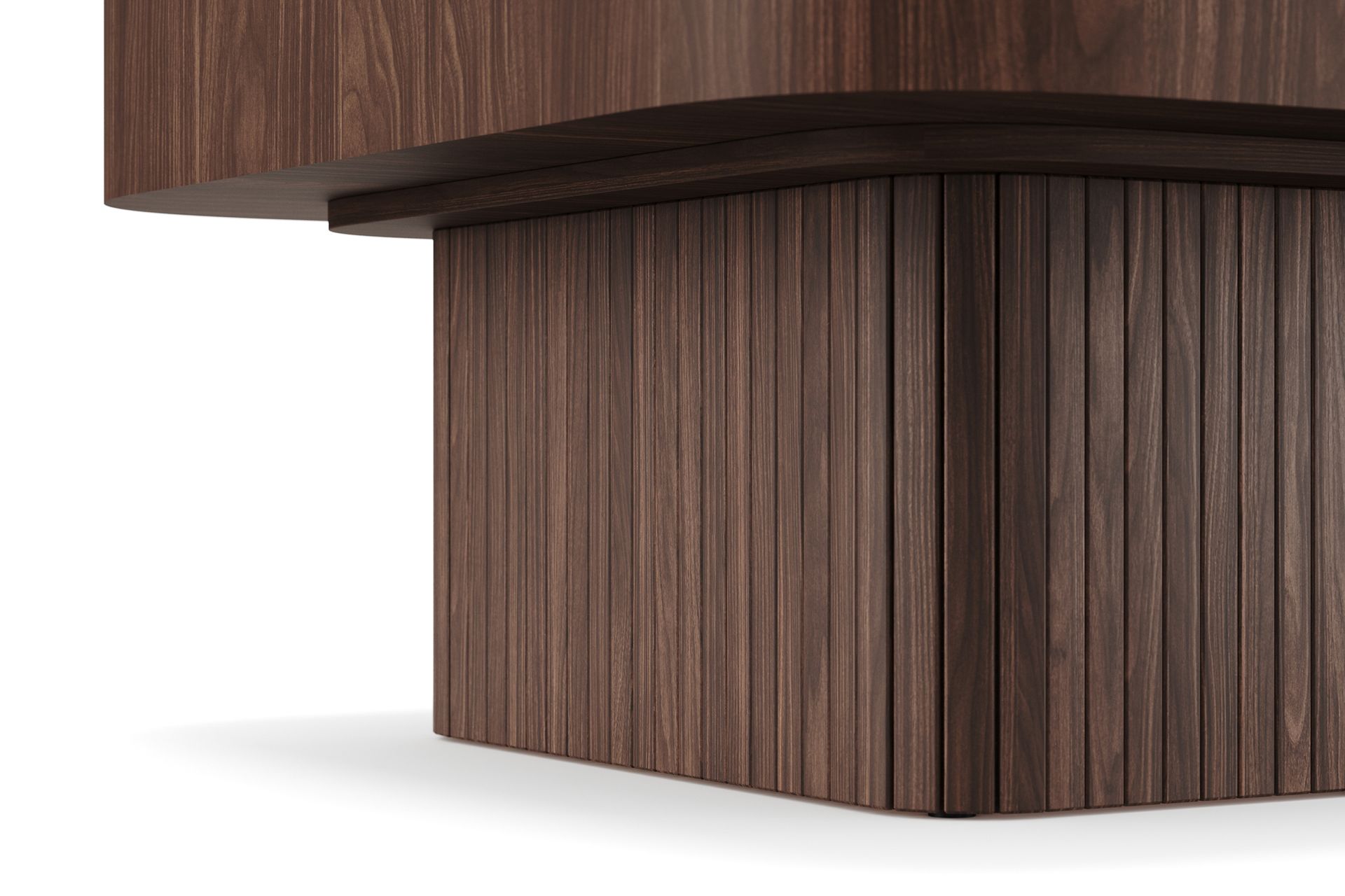Kopparbo Sofabord 80 cm - Mørk brun valnøttre - Møbler - Bord - Sofabord