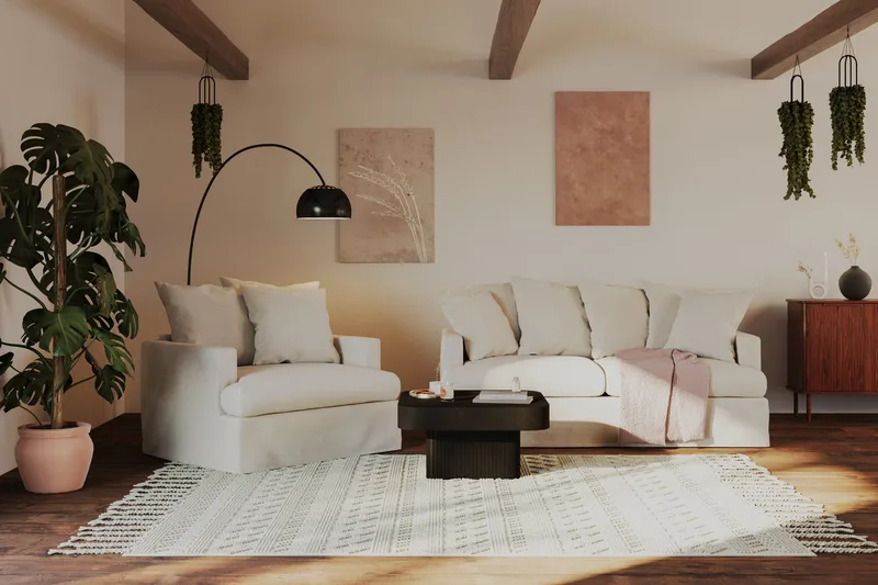 Kopparbo Sofabord 80 cm - Svart Tre - Møbler - Bord - Sofabord