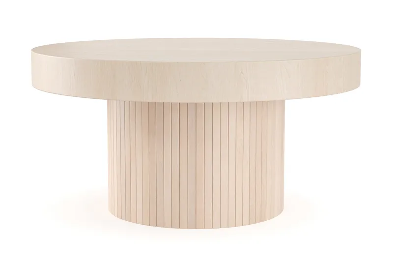 Kopparbo Sofabord, Lyst hvitlasert eiketre