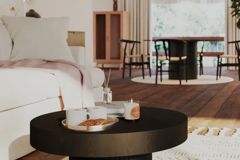 Kopparbo Sofabord - Svart Tre - Møbler - Bord - Sofabord